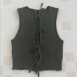 Zara tied top